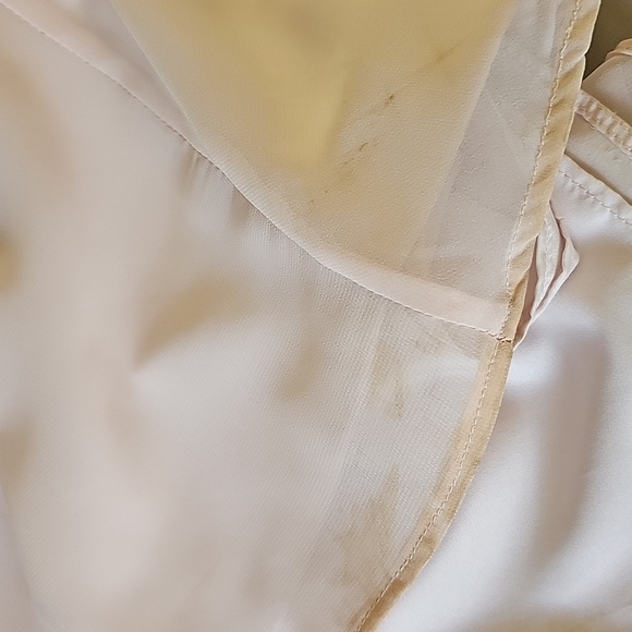 Azazie Gown Blushing Pink Dress. Slit In Front. Size A0. Built In Bra. - Picture 12 of 13